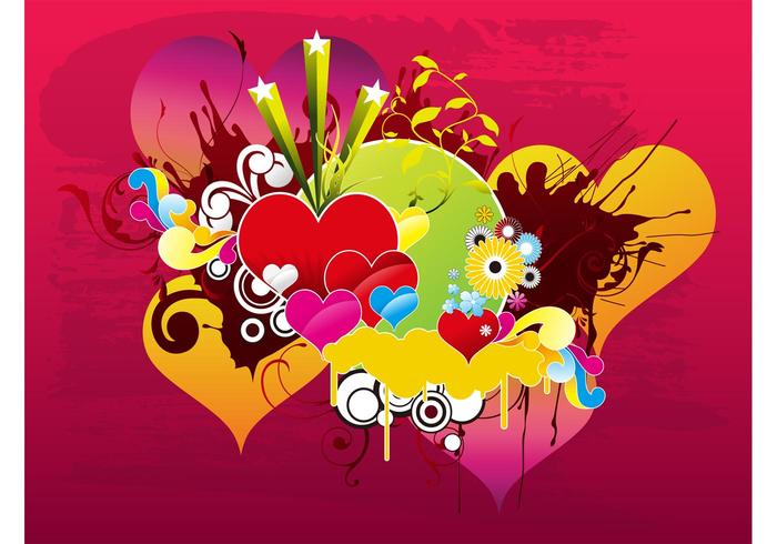 Love Vector Background Love Vector Background