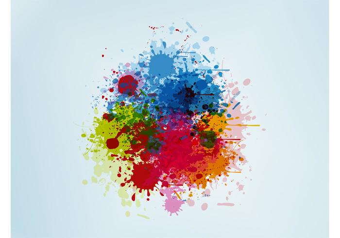 Paint Blobs Vector Paint Blobs Vector