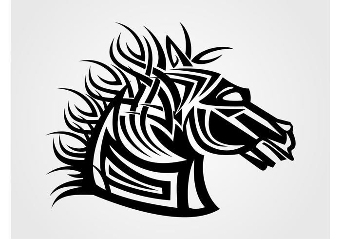 Vector Horse Head