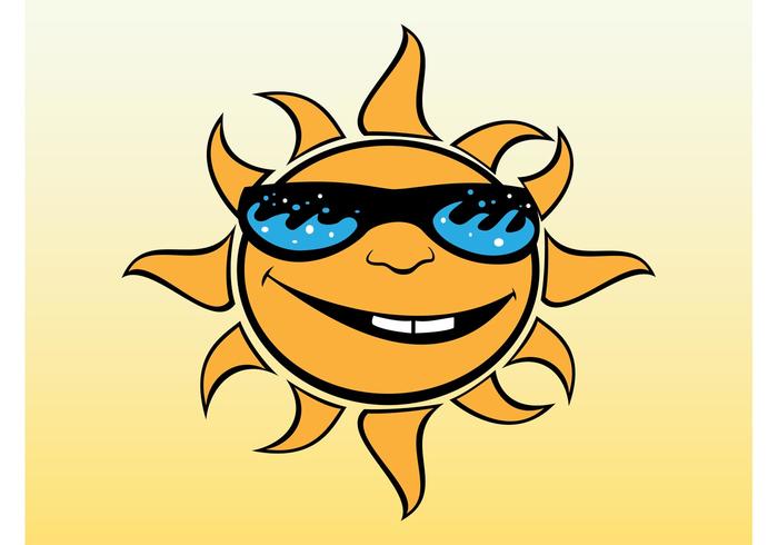 Cartoon Sun Vector Cartoon Sun Vector