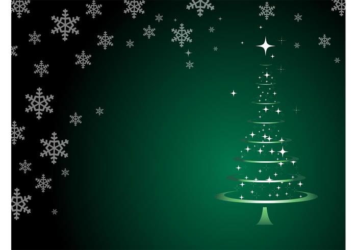 Christmas Tree Background Vector