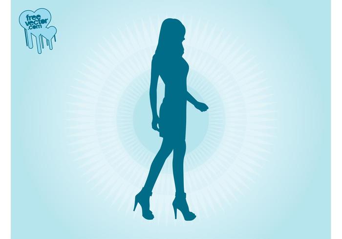 Walking Model Girl Walking Model Girl