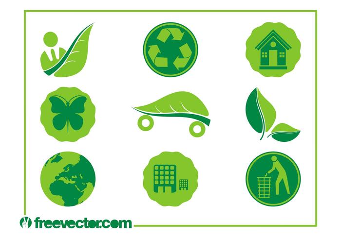 Ecology Icons Vectors Ecology Icons Vectors