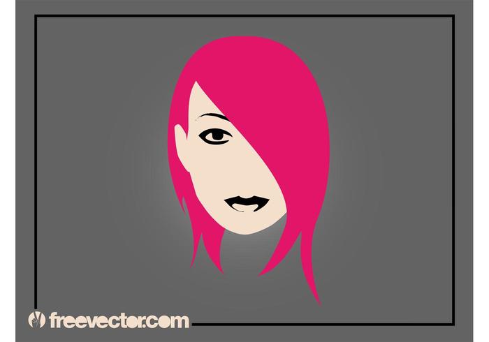 Emo Girl Vector Emo Girl Vector