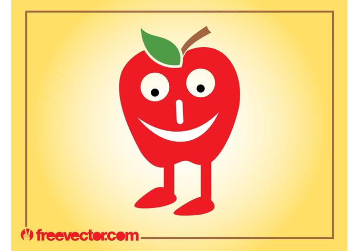 Vector Apple Character Vector Apple Character