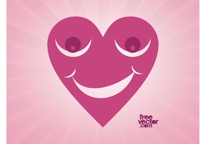 Happy Heart Vector Happy Heart Vector