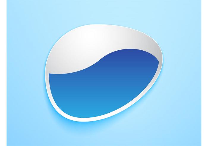 Curved Label Vector Curved Label Vector