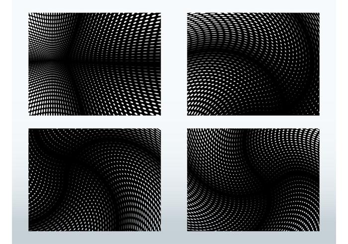 Halftone Vector Backgrounds Halftone Vector Backgrounds