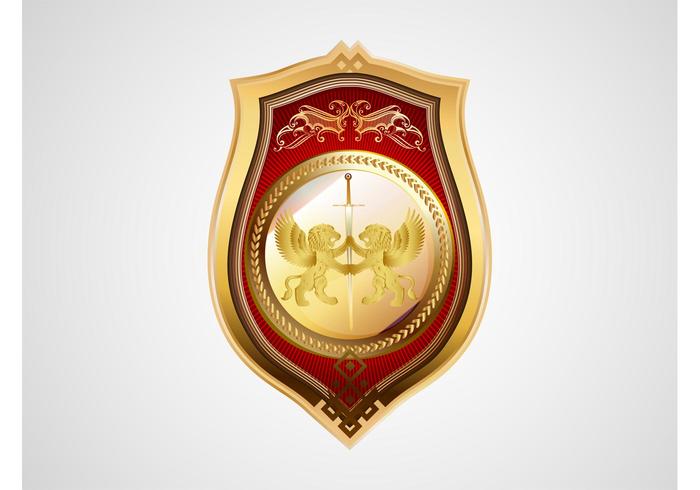Heraldic Badge Vector Heraldic Badge Vector