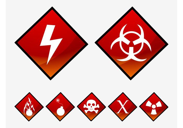 Hazard Symbols Vectors Hazard Symbols Vectors