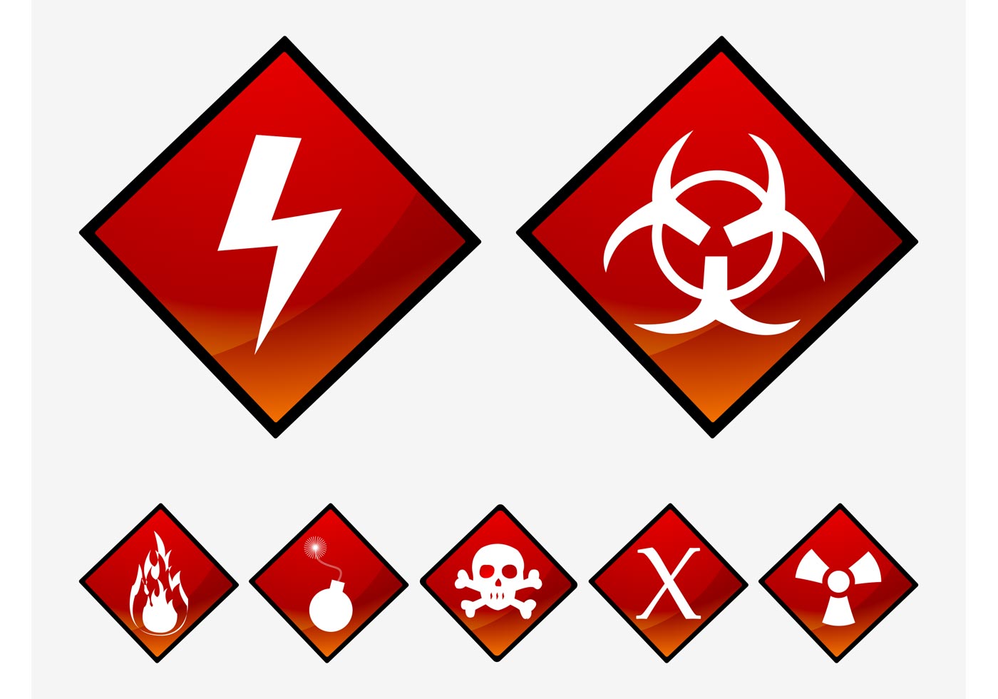 6 Hazard Symbols
