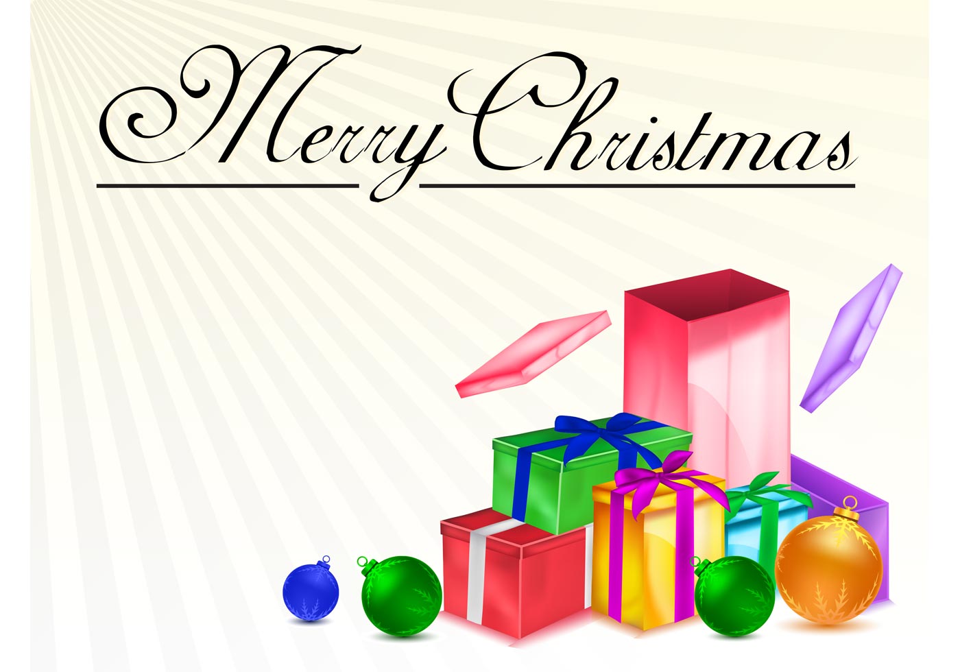 Download Christmas Presents Vector - Download Free Vector Art ...