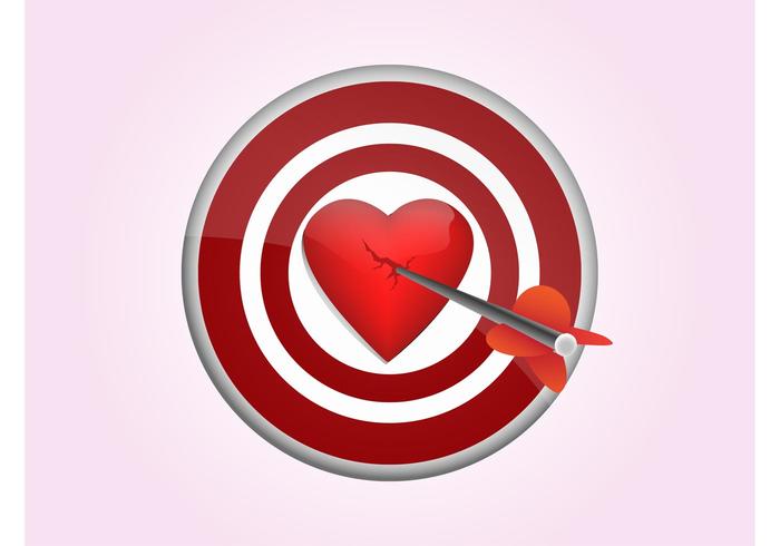 Love Darts Vector Love Darts Vector