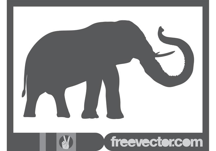 Elephant Vector Silhouette Elephant Vector Silhouette