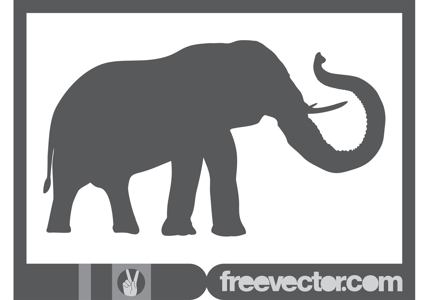 Free Free 272 Trunk Up Silhouette Elephant Svg SVG PNG EPS DXF File