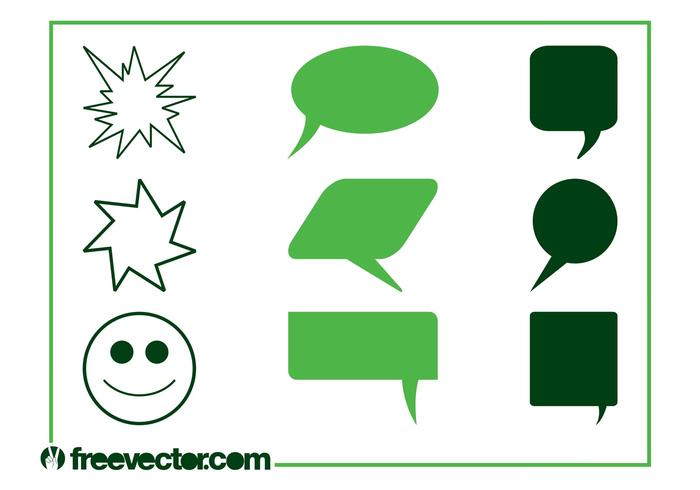 Vector Speech Balloons Vector Speech Balloons