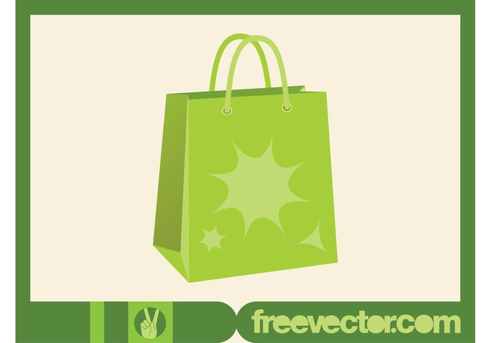 Green Shopping Bag Vector Green Shopping Bag Vector