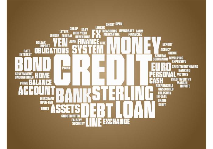Financial Terms Vector Financial Terms Vector