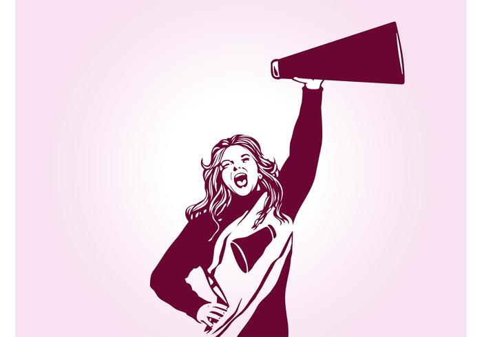 Cheerleader Vector Cheerleader Vector