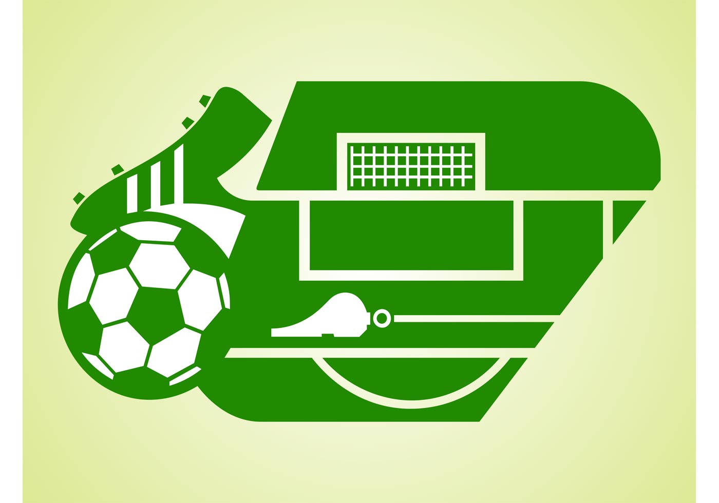 Download Vector Soccer Field - Download Free Vector Art, Stock Graphics & Images