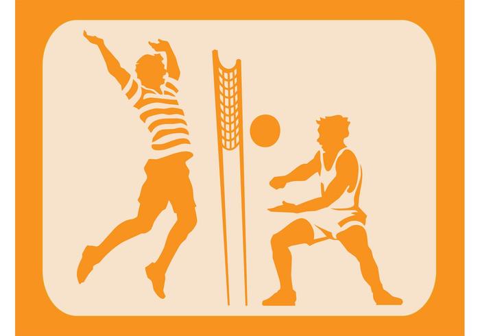 Beach Volleyball Vector Beach Volleyball Vector