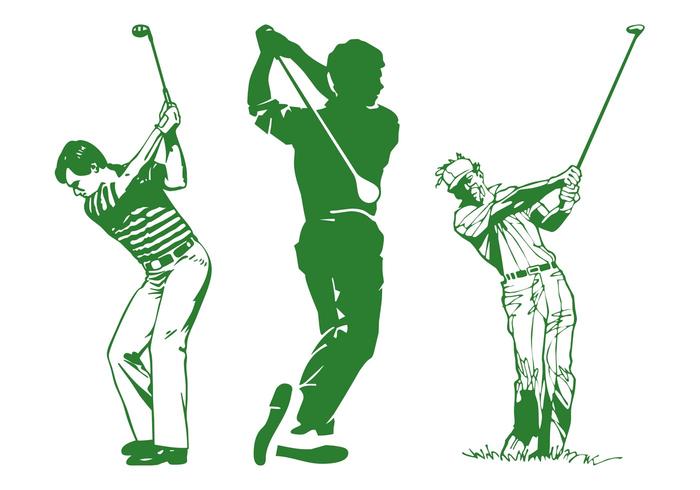 Golfers Vector