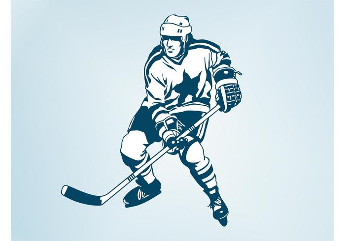 Vector Hockey Player Vector Hockey Player