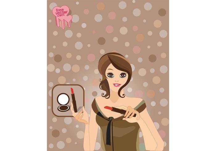 Lipstick Girl Vector Lipstick Girl Vector