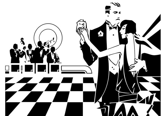 Retro Dancing Couple Retro Dancing Couple