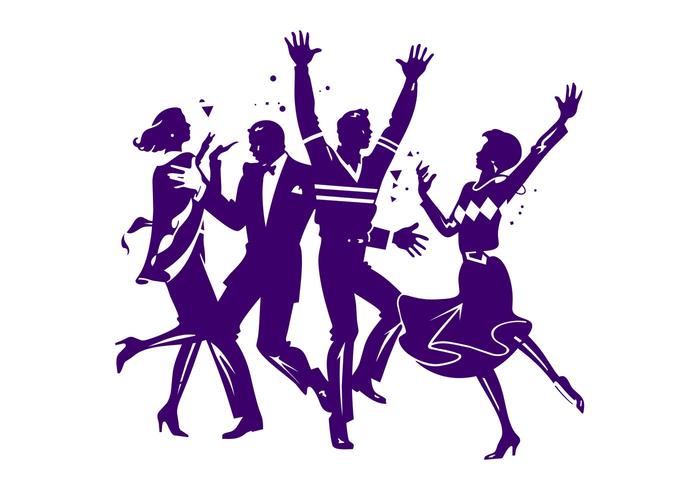 Dancing Party People Graphics - Download Free Vector Art, Stock ...