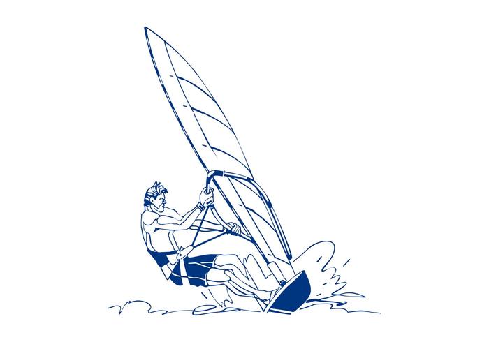 Windsurfing Man Design Windsurfing Man Design