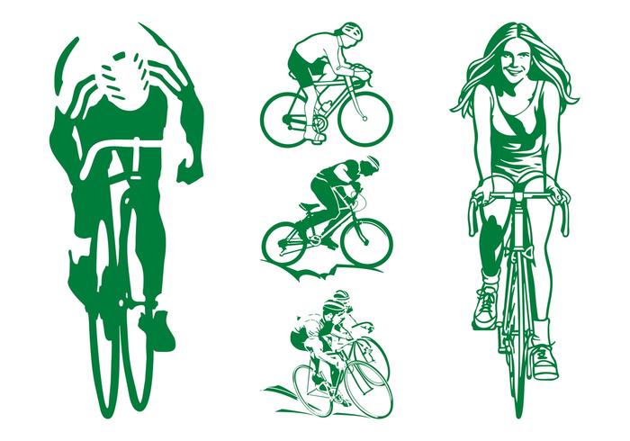 Cycling People Graphics