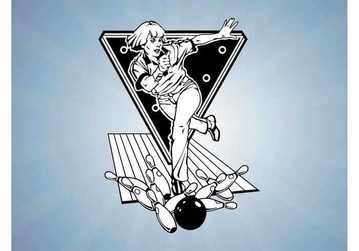 Female Bowling Player Female Bowling Player
