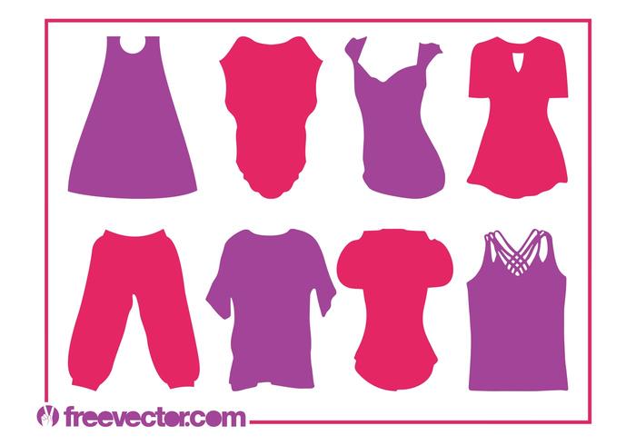 Clothes Silhouettes Clothes Silhouettes