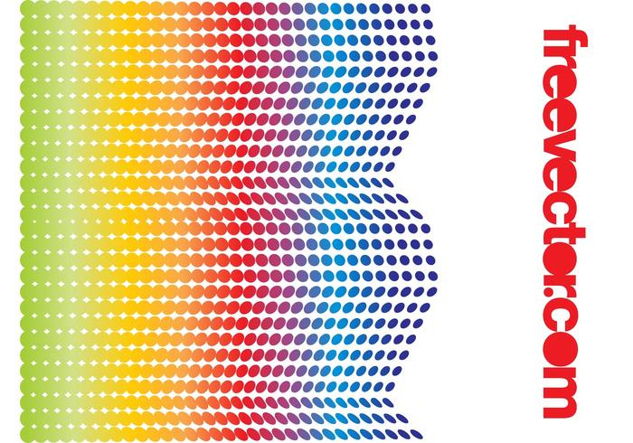 Rainbow Halftone Design Rainbow Halftone Design