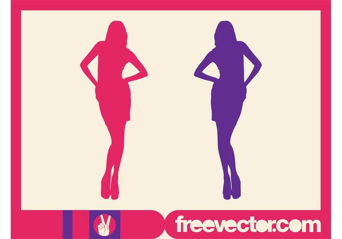 Fashion Pose Vector Fashion Pose Vector