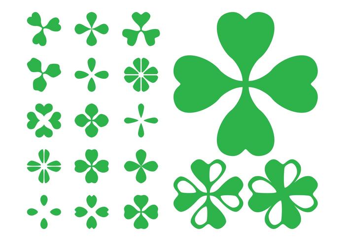 Clover Leaves Icons Clover Leaves Icons