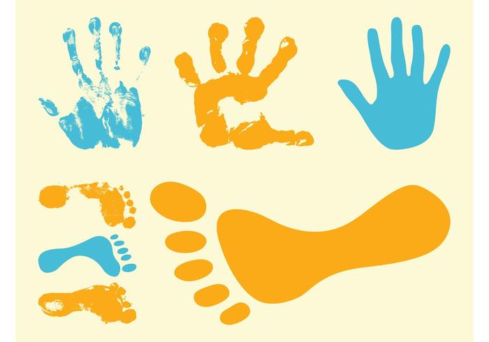 Footprints And Hand Prints Footprints And Hand Prints