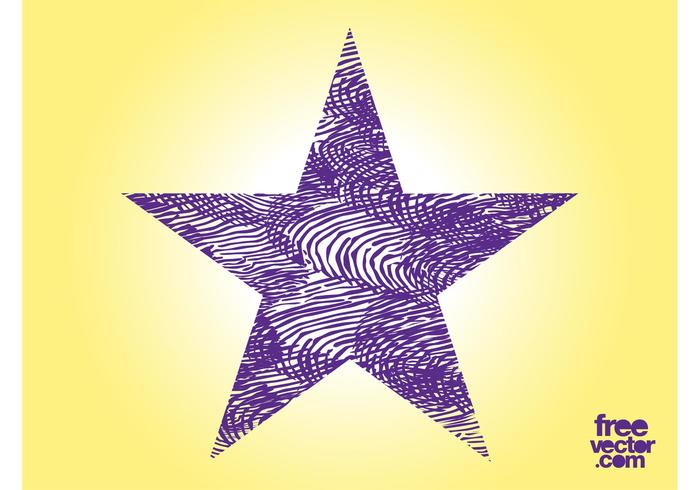 Purple Grunge Star Purple Grunge Star
