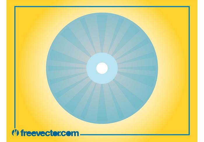 Stylized CD Illustration Stylized CD Illustration