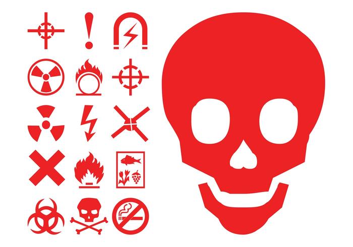 Hazard Symbols Icons Hazard Symbols Icons