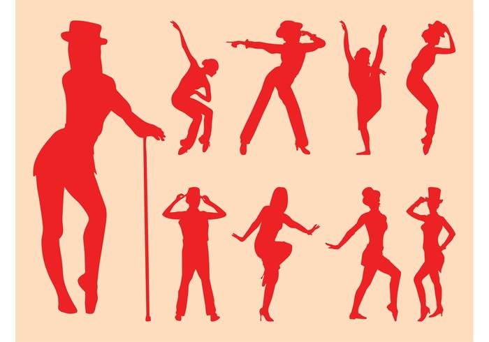 Sexy Dancers Silhouettes Sexy Dancers Silhouettes