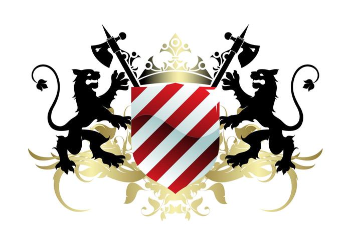 Blazon With Lions Blazon With Lions