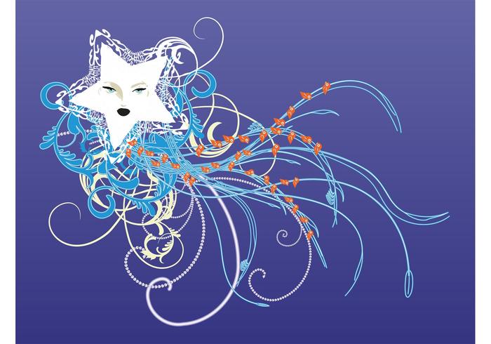 Star And Swirls Graphics Star And Swirls Graphics