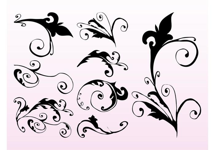 Swirling Plant Stems Swirling Plant Stems