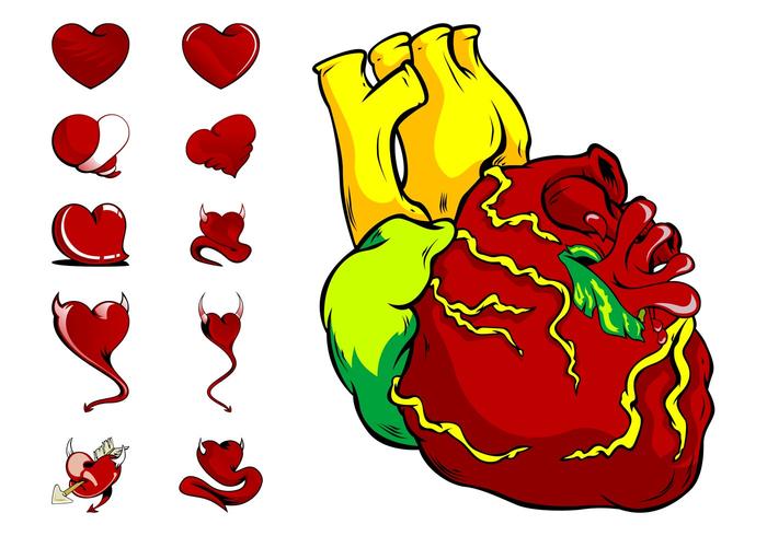 Hearts Set Hearts Set