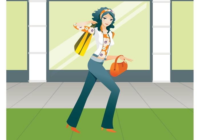 Shopping Girl Graphics Shopping Girl Graphics