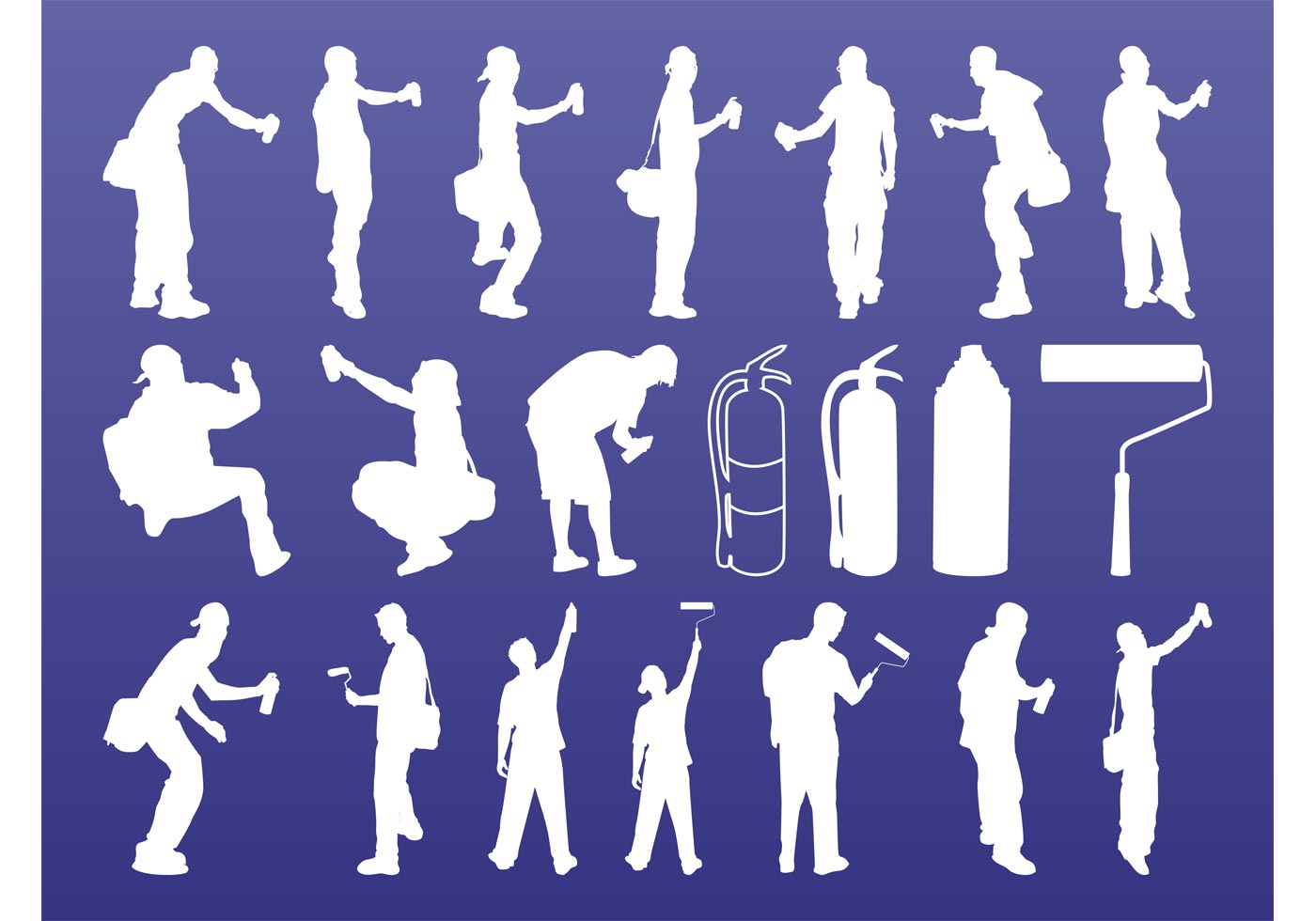 Graffiti Artists Silhouettes Download Free Vector Art Graffiti Artists Silhouettes Download Free Vector Art