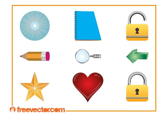 3D Icons Set 3D Icons Set