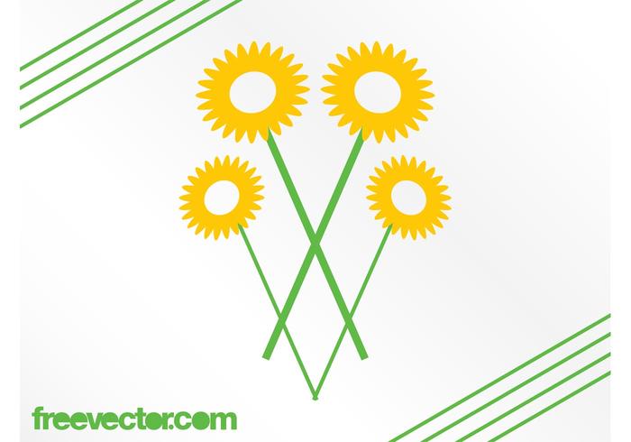 Stylized Sunflowers Graphics Stylized Sunflowers Graphics